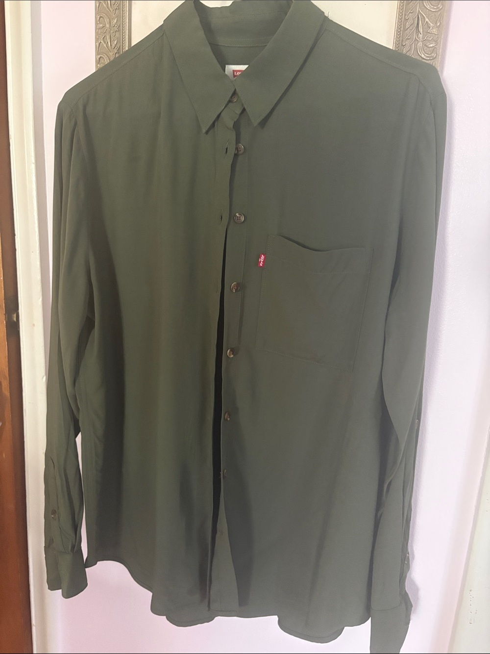 Levi’s Women's Darlene Collared Button-Front Shirt Medium - Picture 5 of 6